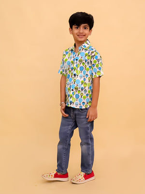 Little Lift Off Boys Shirt - KES - SC - LTLFBY - 0 - 6