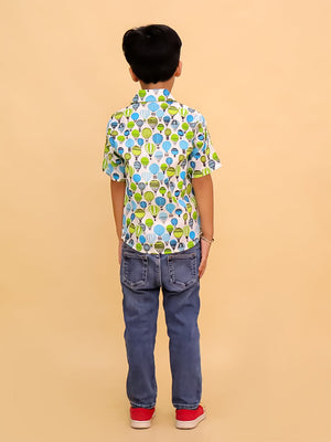 Little Lift Off Boys Shirt - KES - SC - LTLFBY - 0 - 6