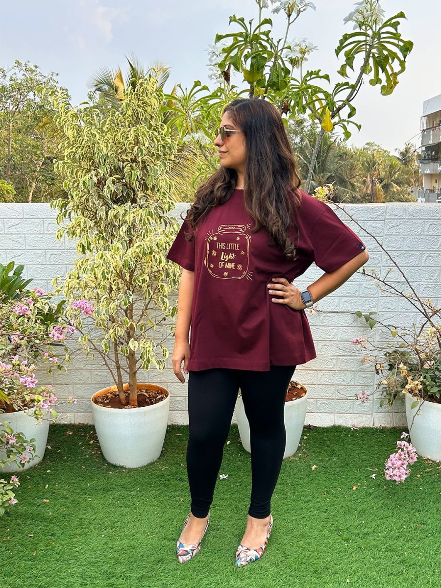 Little Light of Love Oversized Mumma T shirt - MAT-SC-LTLOV-S