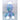 Little Surpise Box , 2pcs Blue party Dino themed Beanie Winter Cap with matching Long style Neck Mufflers for Kids, 4 - 10 Years - 4 - 10 Years Winter Wear
