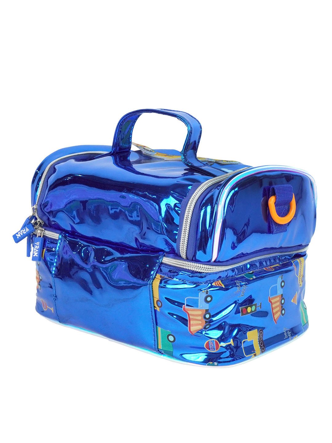 Little Surpise Box, Double Compartment Insulated Lunch Bag For Kids - LSB - LBAG - TRASPORT - BLU