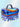 Little Surpise Box, Double Compartment Insulated Lunch Bag For Kids - LSB - LBAG - DINO - BLU