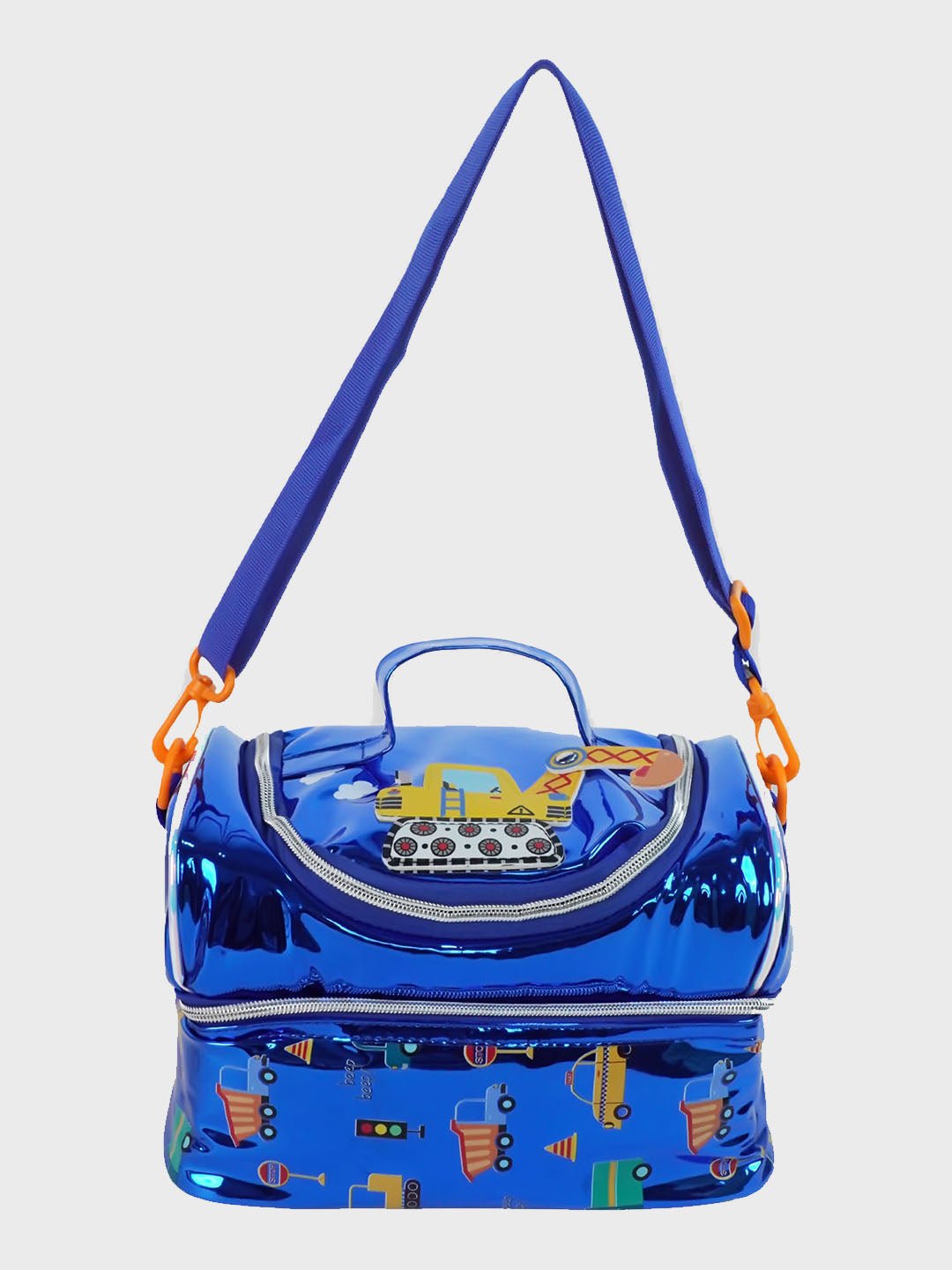 Little Surpise Box, Double Compartment Insulated Lunch Bag For Kids - LSB - LBAG - TRASPORT - BLU