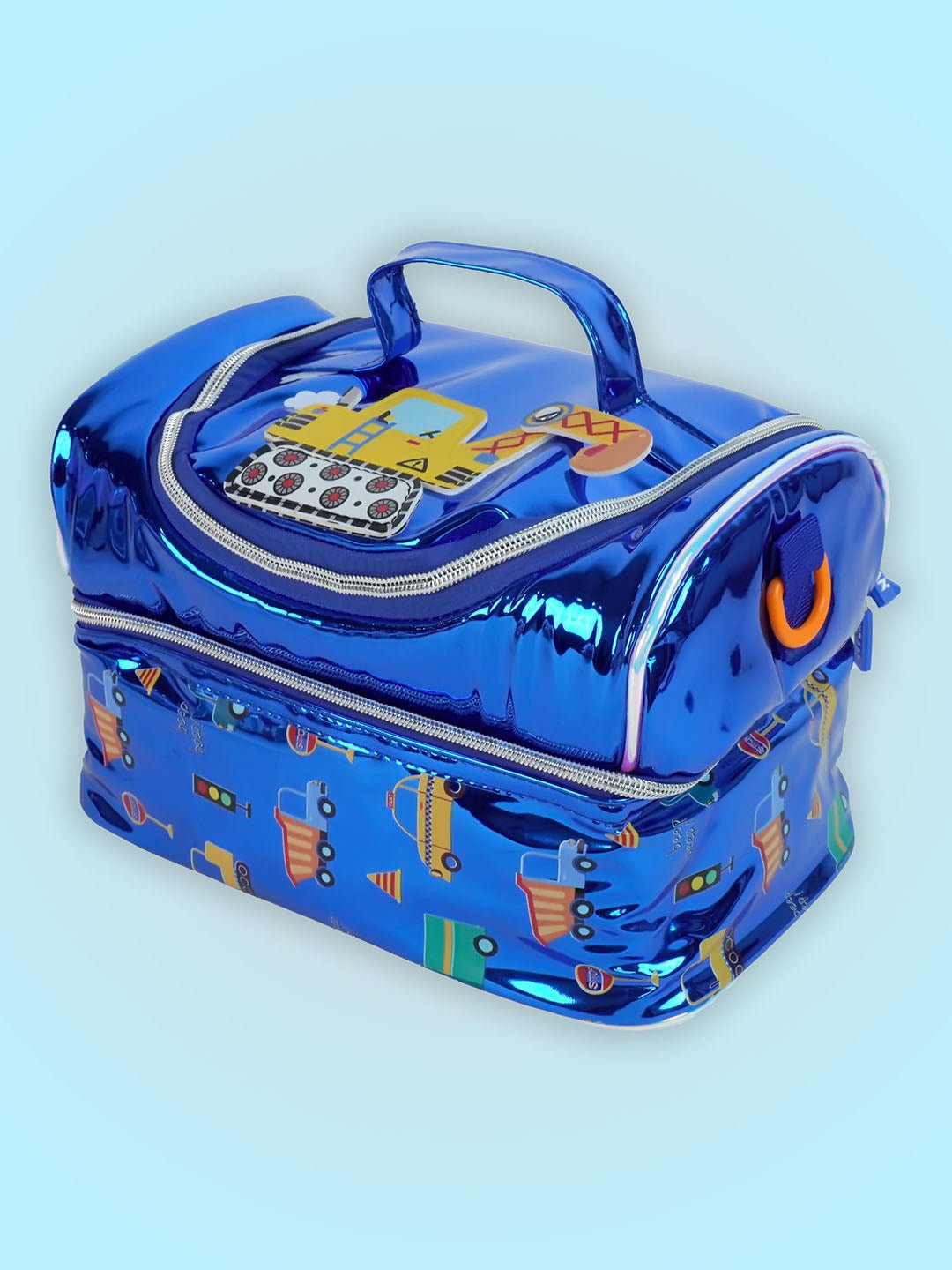 Little Surpise Box, Double Compartment Insulated Lunch Bag For Kids - LSB - LBAG - TRASPORT - BLU
