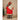 Little Surprise Box 12 inches Red Checks Santa , Christmas Home and Table Décor - Christmas Decor