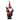Little Surprise Box 12 inches Red & Green dotted Santa , Christmas Home and Table Décor - Christmas Decor