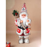 Little Surprise Box 12 inches Red & White Snowflakes Santa , Christmas Home and Table Décor - Christmas Decor