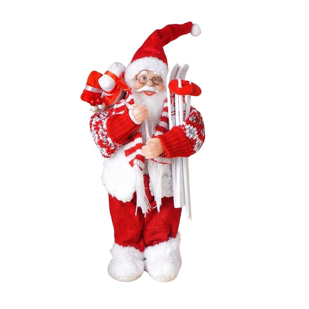 Little Surprise Box 12 inches Winter Ready Santa , Christmas Home and Table Décor - Christmas Decor
