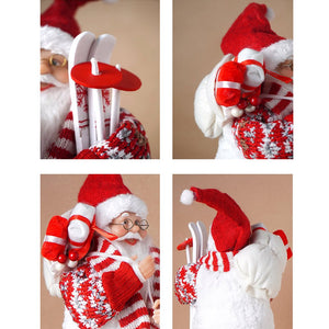 Little Surprise Box 12 inches Winter Ready Santa , Christmas Home and Table Décor - Christmas Decor
