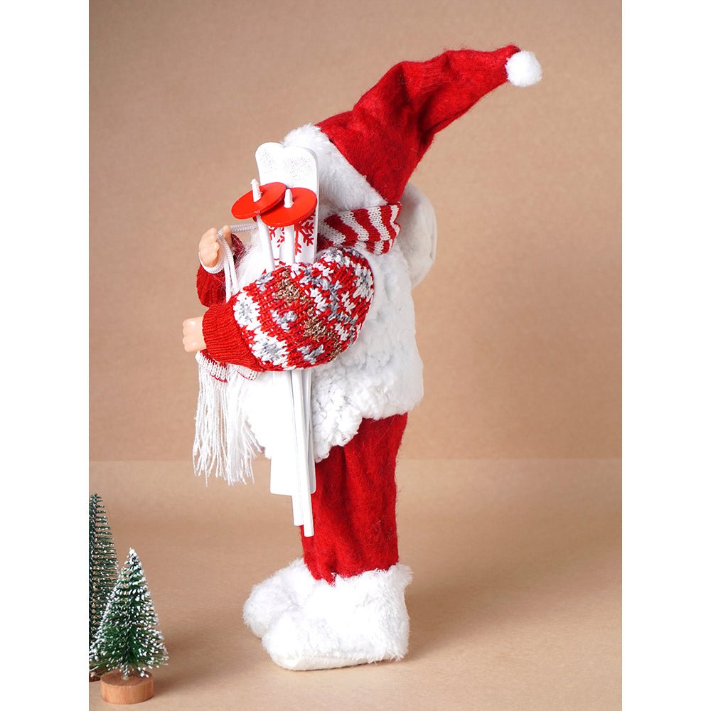 Little Surprise Box 12 inches Winter Ready Santa , Christmas Home and Table Décor - Christmas Decor