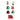 Little Surprise Box 13pcs Gingerbread Santa themed assorted Christmas Tree Balls & xmas decoration set - Christmas Decor