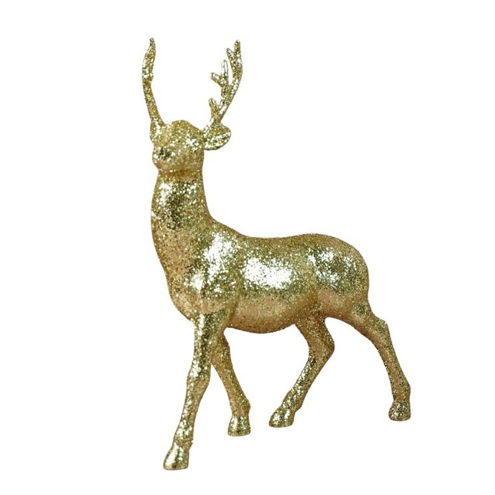 Little Surprise Box 15 inches Gold shimmer Reindeer Christmas Décor and Decoration - Christmas Decor
