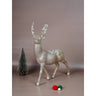 Little Surprise Box 15 inches White Sequence Gold Reindeer Christmas Décor and Decoration - Christmas Decor