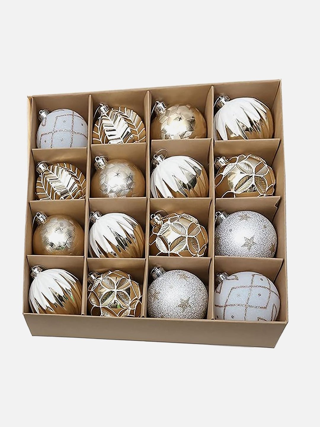 Little Surprise Box, 16 pcs Christmas Ball Tree ornaments XMAS Decoration Set - 16GS Christmas Decor