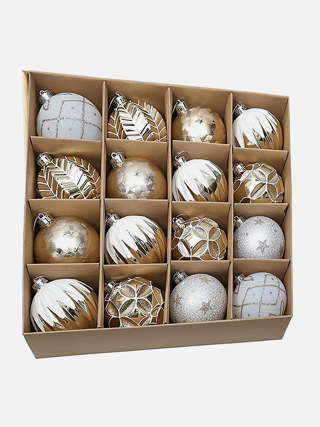 Little Surprise Box, 16 pcs Christmas Ball Tree ornaments XMAS Decoration Set - 16GS Christmas Decor