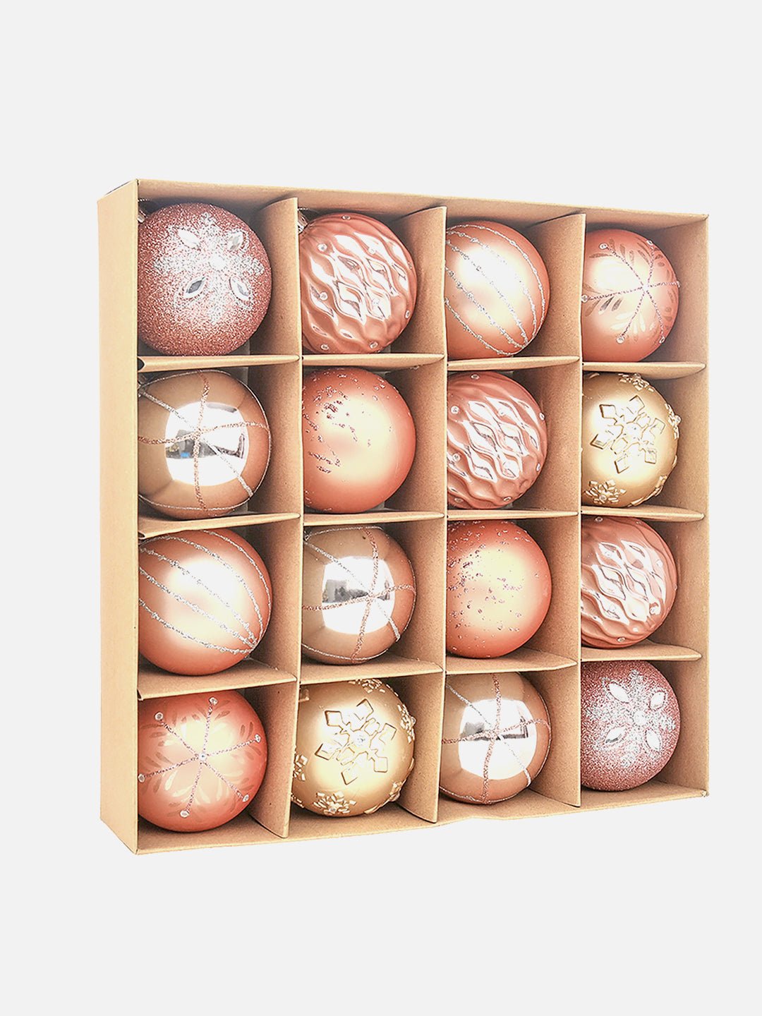 Little Surprise Box, 16 pcs Christmas Ball Tree ornaments XMAS Decoration Set - 16SLWT Christmas Decor