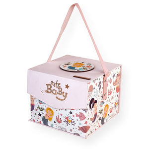 Little Surprise Box, 16pcs Newborn Hamper/Gift Box for Baby Girl - Pink Baby Gift Sets