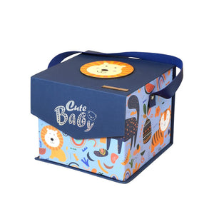 Little Surprise Box, 16pcs Newborn Hamper/Gift Box for Baby Girl - Blue Baby Gift Sets