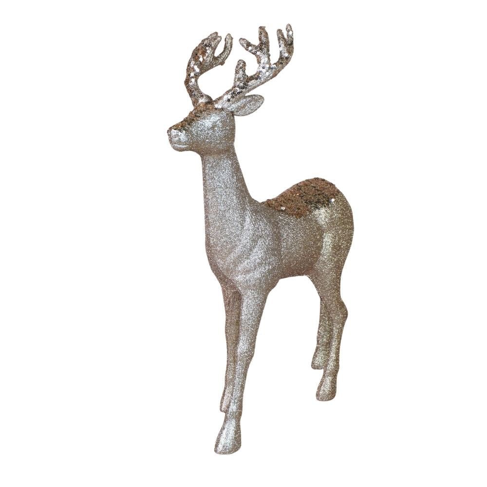 Little Surprise Box 18 inches Big Bronze sequence Reindeer Christmas Décor and Decoration - Christmas Decor