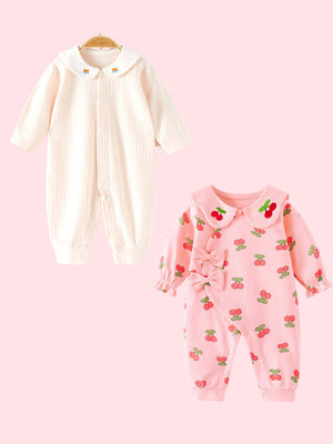 Little Surprise Box, 18 pcs Baby Pink Teddy Birthday Gift Hamper set for Baby Girl with travelling Suitcase - Gift Set