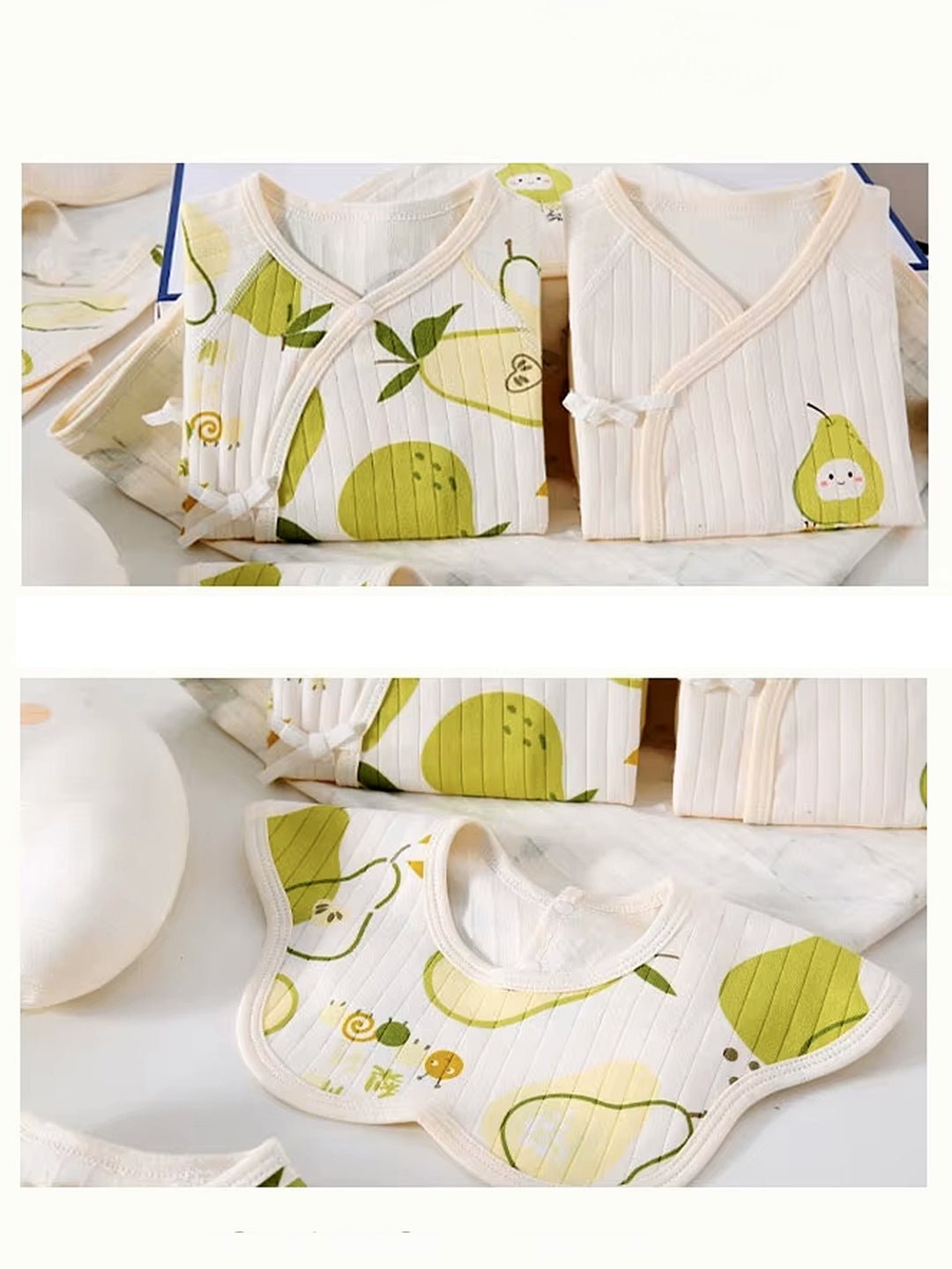 Little Surprise Box, 18 pcs Green Pear Newborn Baby Girl/ Boy Gift Box Hamper, (0 - 12 months) - LSB - BS18 - GREENPEAR