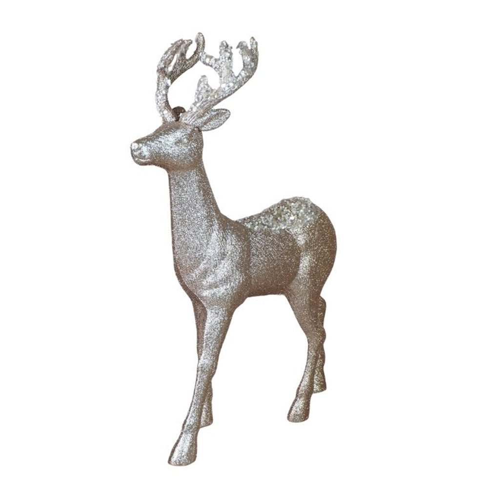 Little Surprise Box 18inches Big white Sequence Gold Reindeer Christmas Décor and Decoration - Christmas Decor