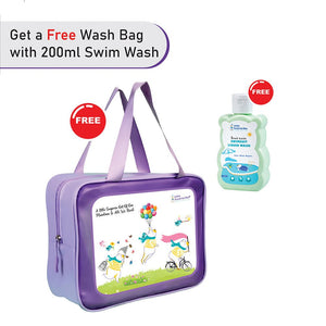 Little Surprise Box 2 Pcs Anchor Fish , T-shirt & Shorts Set, Toddlers & Kids Swimwear with Free Wash Bag & Free Swim Detergent - 4 - 5 Years Boys Swimwear