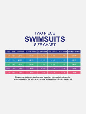 Little Surprise Box 2 pcs Shirt & Shorts set Blue 3d Dino Surfer Kids Swimwear with matching Swim Cap with UPF 50+ - 110 Kids Swimwear