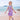 Little Surprise Box 2 Pcs Top & Skort Set Purple "Home Painter" Rabbit Print UPF 50+ Swimwear with Matching Swim Cap for Girls With Free Wash Bag - 5 - 6 Years Kids Swimwear