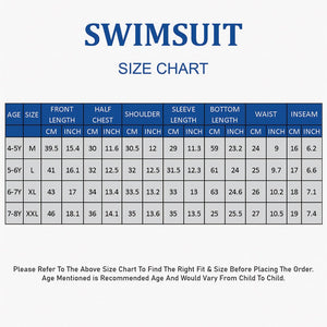 Little Surprise Box 2 - Piece Neoprene Kids Swimsuit with Jacket & Pants - 4 - 5 Years Kids Swimwear