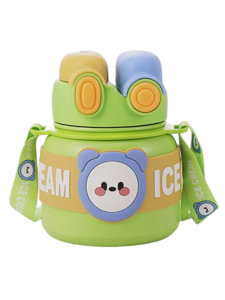 Little Surprise Box 2 Way Lid Style Ice cream Theme Kids Water Bottle - LSB-WB-GRNICECREAM