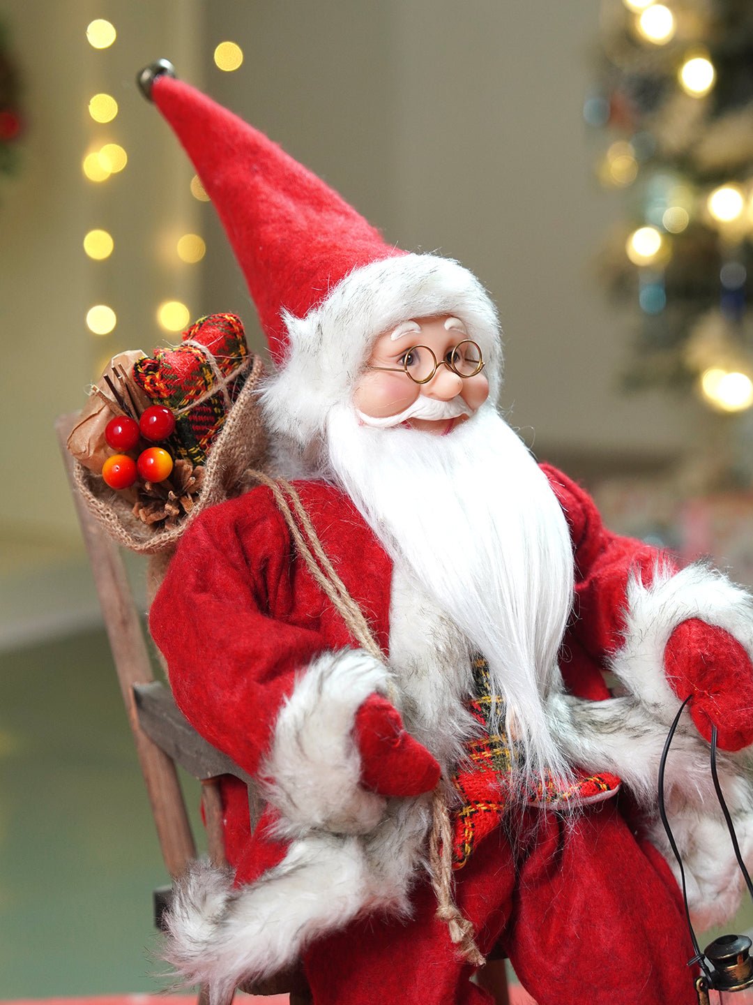 Little Surprise Box 20 inches Rocking chair Santa Christmas Home and Table Décor - Christmas Decor