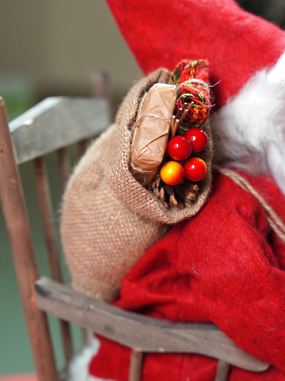 Little Surprise Box 20 inches Rocking chair Santa Christmas Home and Table Décor - Christmas Decor