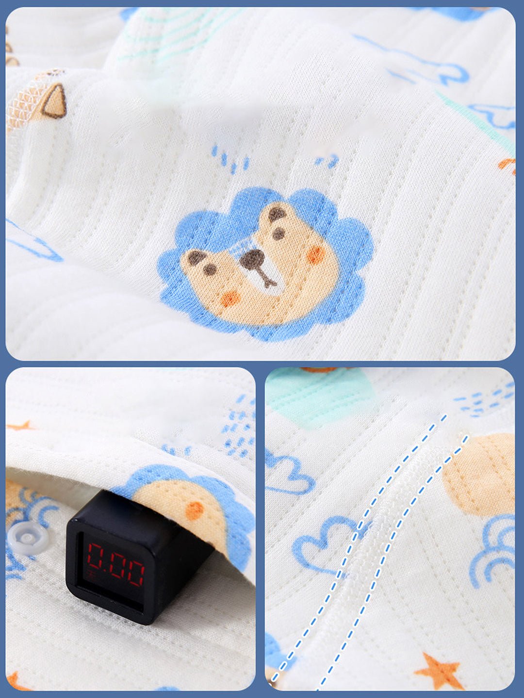 Little Surprise Box, 20 pcs Animal Kingdom Newborn Baby Girl/ Boy Gift Box Hamper (0 - 12 months) - LSB - BS20 - BLUEANIMALS