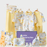 Little Surprise Box, 20 pcs Animal Kingdom Newborn Baby Girl/ Boy Gift Box Hamper (0 - 12 months) - LSB - BS20 - YELWANIMALS