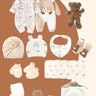 Little Surprise Box, 20 pcs Brown Reindeer Birthday Gift Hamper set for Baby with travelling Suitcase - LSB - FSTBDAY - 20 - BRWNRENDEER - SC
