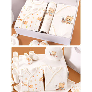 Little Surprise Box 20pcs Gift Bear Hamper for Newborn Baby Boy / Baby Girl, Giftset for Baby , All Season wear, 0 - 12 months - Baby Gifting