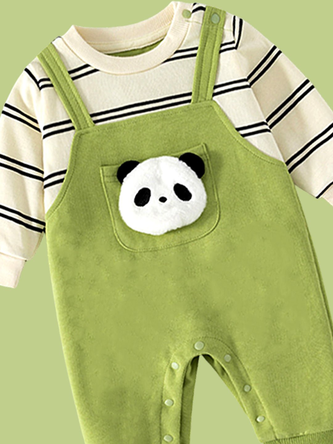 Little Surprise Box, 21 pcs Green Panda Birthday Gift Hamper set for Baby with Gift Box - LSB - FSTBDAY - 21GRNPANDA