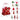 Little Surprise Box 22pcs Red & Green Big Long nutcracker assorted Christmas Tree Balls & xmas decoration set - Christmas Decor