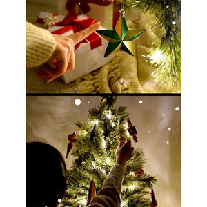 Little Surprise Box 22pcs Red & Green Big Long nutcracker assorted Christmas Tree Balls & xmas decoration set - Christmas Decor