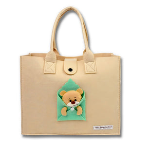 Little Surprise Box 23 - Piece Envelope Bear Totebag Newborn Baby Gift Set (0–12 Months) - Baby Gifting
