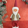 Little Surprise Box 24 inches Cream Maroon Gold self Standing Santa Christmas Table Décor - LSB - CMS - SANTACRMRGLD - SFTOY