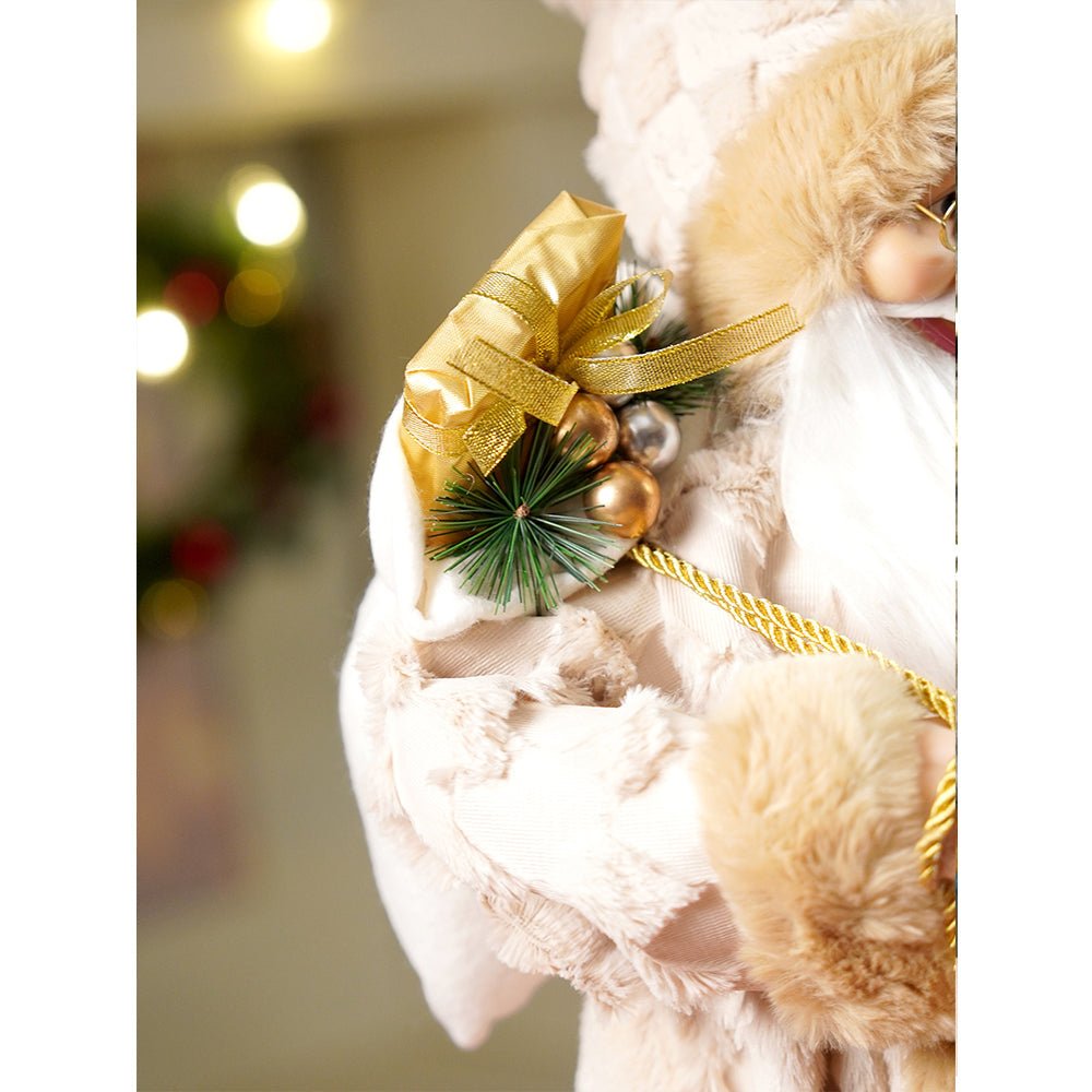 Little Surprise Box 24 inches/2feet Gold King style Santa,Christmas Home and Table Décor - 24 inch Christmas Decor