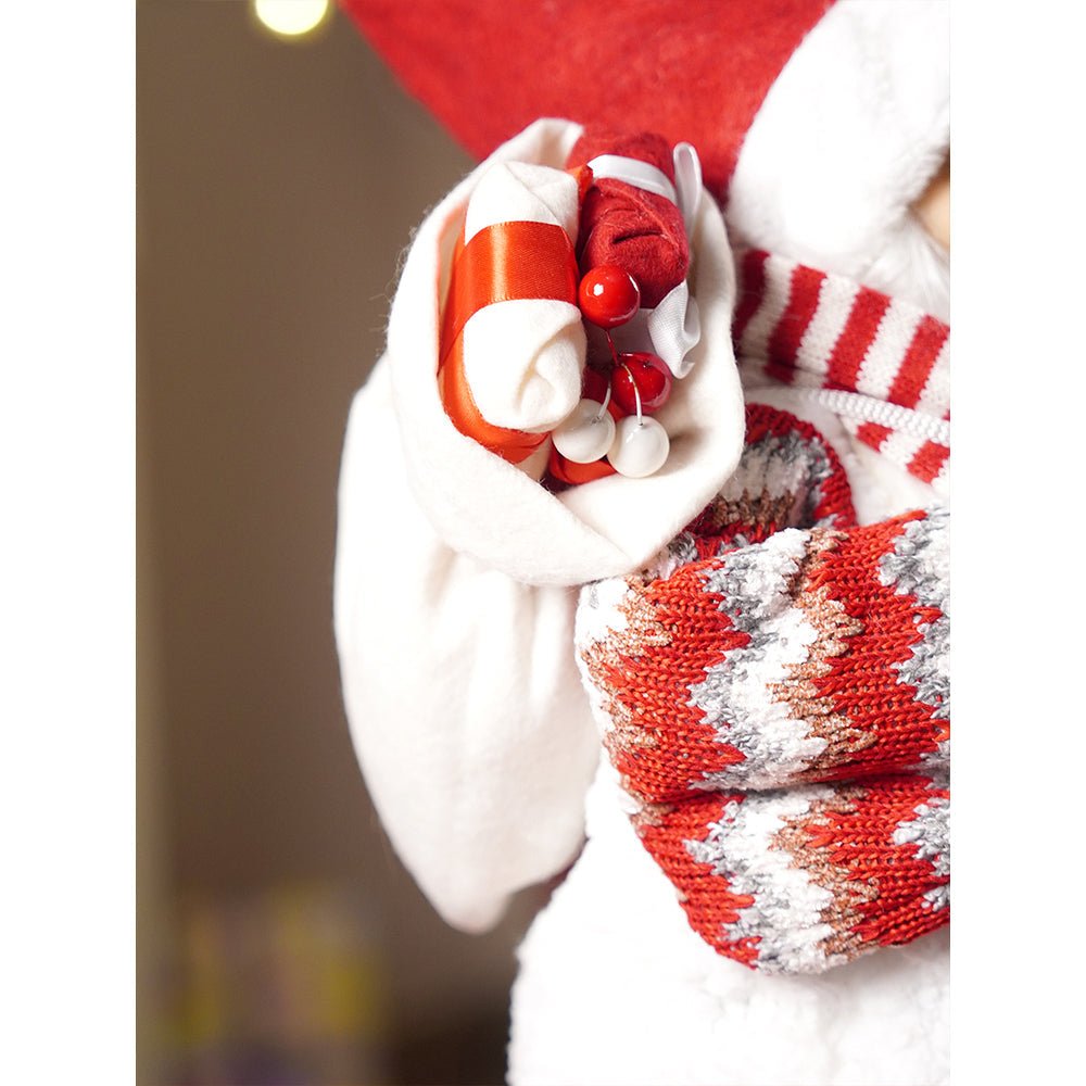 Little Surprise Box 24 inches/2feet Winter Ski Ready Santa ,Christmas Home and Table Décor - 24 inch Christmas Decor