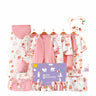 Little Surprise Box 24 pcs Pink Lucky Ted Newborn Baby Girl/Baby Boy Gift Hamper Set - 0 - 6Months - LSB - BS24 - PNLUKYTED