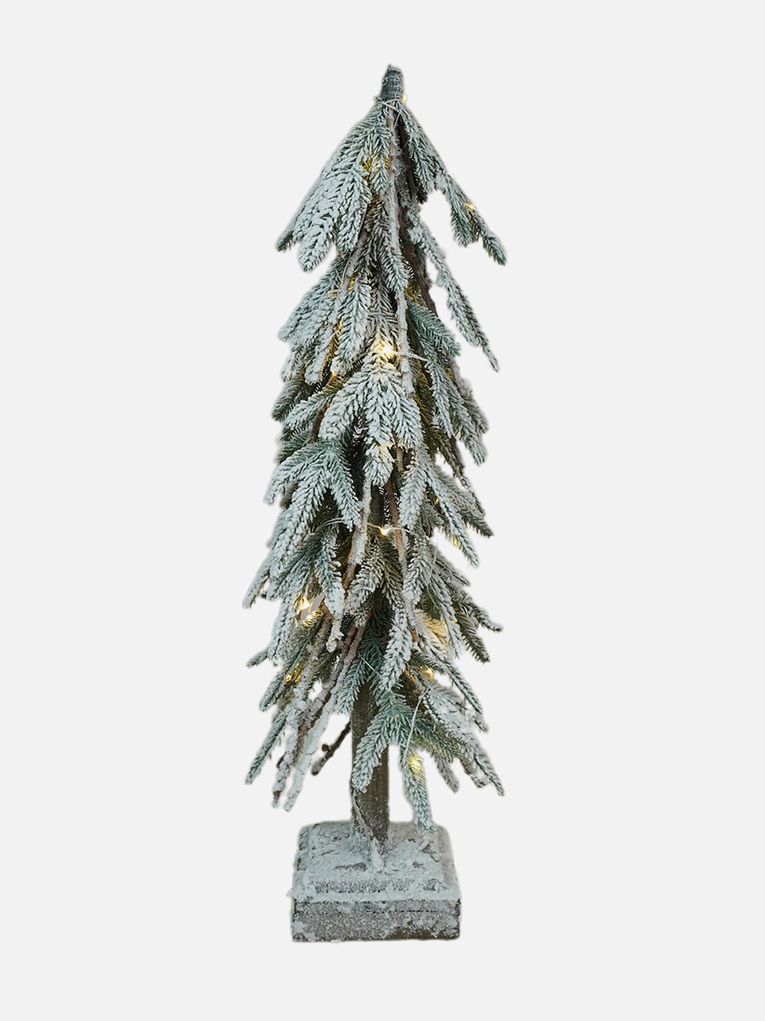 Little Surprise Box , 2.5 feet Frosty Downward Branches, Table Top Christmas Tree with Battery operated lights - LSB - 2.5FTTABLETREE - TREE