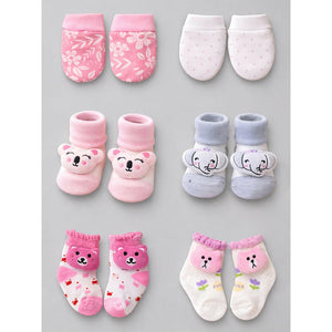 Little Surprise Box 25 Pcs Twin Girls Baby Hamper Cane Basket | The Mom Store - Baby Gifting