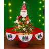 Little Surprise Box 2.5feet, Santa Topper Tree themed Snowfall effect with light & music Umbrella styled Christmas home Décor - Christmas Tree