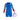 Little Surprise Box 2.5mm Neoprene Knee Length Kids Swimsuit, Blue & Bright Red Travel Theme, Full Sleeves swimwear - LSB-SW-Neotravelbluefullknee-S