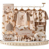 Little Surprise Box 26pcs Cream & Brown Teddy Love, New born Baby Girl/Boy Gift Hamper Box, (0 - 6months) - LSB - BS26 - CrmBrntddylo